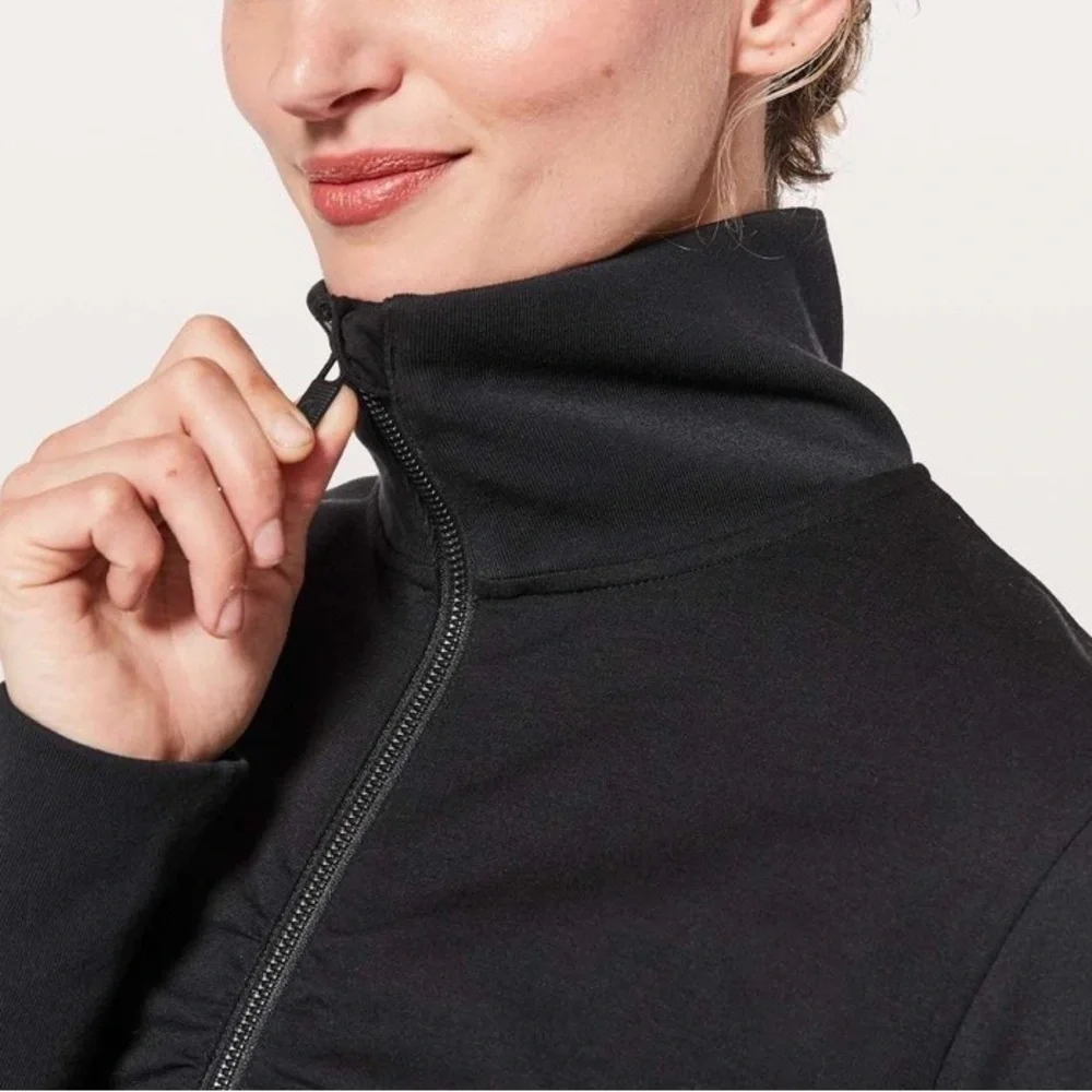 Lululemon Athletica Gather Up Jacket Black Sz 8